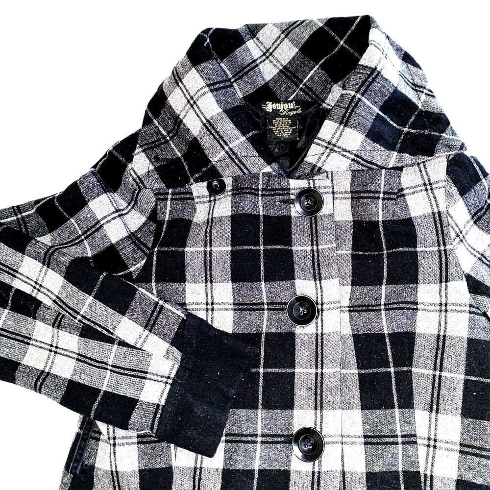 Boujou Royale Women’s Wool Blend Flair Coat Large No Belt